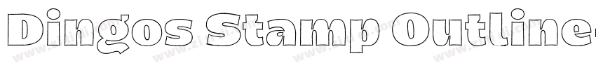 Dingos Stamp Outline字体转换 Dingos Stamp Outline字体转换